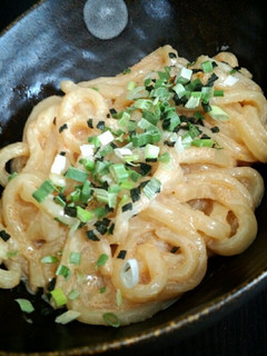 冷凍うどん☆明太子ソース-レシピのメイン写真