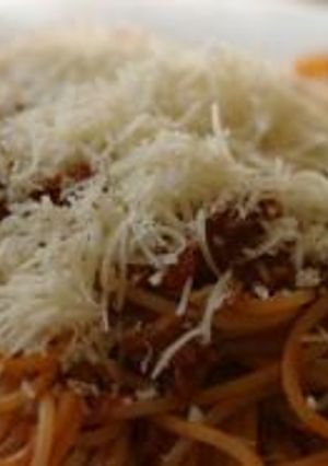 お肉たっぷり！　ラザニアの残りでミートソースパスタ-レシピのメイン写真