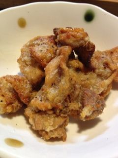 鶏皮パリパリ☆揚げ油不要!-レシピのメイン写真
