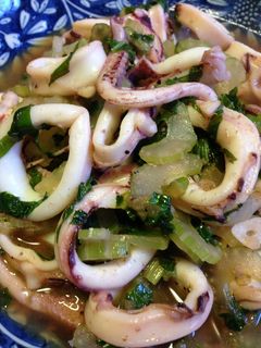イカとセロリのワイン炒め-レシピのメイン写真