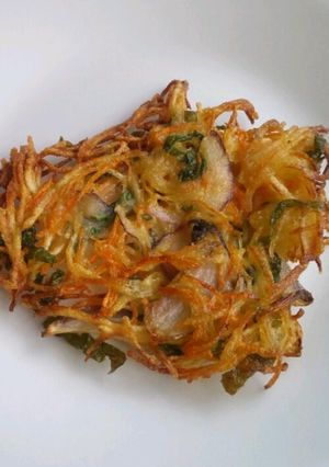 カリカリっサクっ☆簡単野菜のかき揚げ-レシピのメイン写真