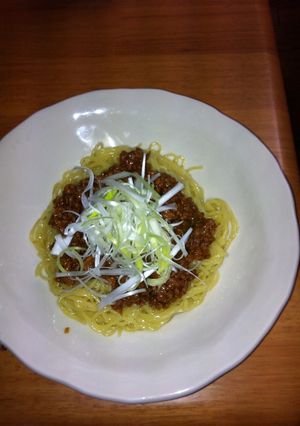白髪ねぎたっぷりジャージャー麺-レシピのメイン写真