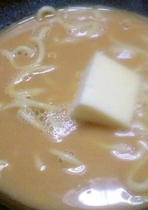 私の濃厚北海道味噌バターコーン風ラーメン-レシピのメイン写真