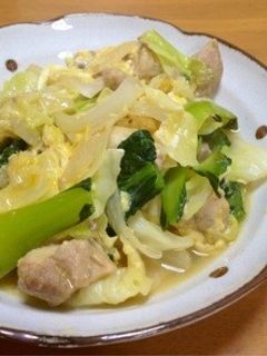 *鶏肉と野菜の卵炒め-レシピのメイン写真