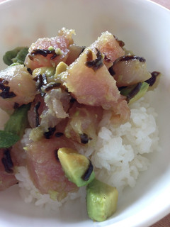 夏にさっぱりマグロの漬け丼-レシピのメイン写真