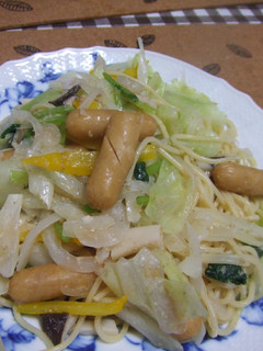 残り野菜で☆ノンオイル☆簡単和風パスタ-レシピのメイン写真