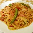 ★ズワイガニのトマトクリームパスタです♪