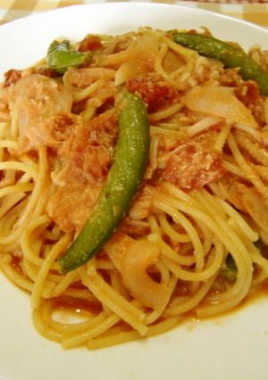 ★ズワイガニのトマトクリームパスタです♪-レシピのメイン写真
