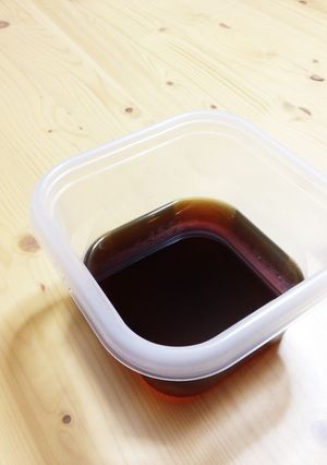 材料4つの手作り麺つゆ-レシピのメイン写真