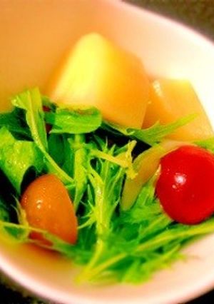 水菜とじゃがいものサラダ-レシピのメイン写真