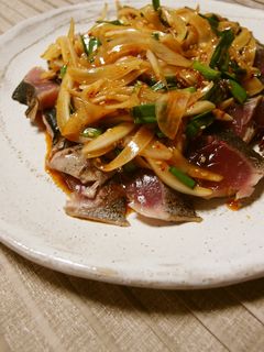 こってり~♪カツオの中華風たたき-レシピのメイン写真