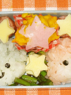 キャラ弁♪キキララちゃん弁当-レシピのメイン写真