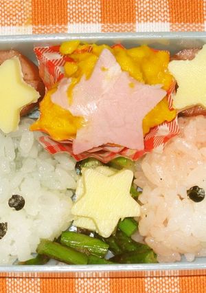 キャラ弁♪キキララちゃん弁当-レシピのメイン写真