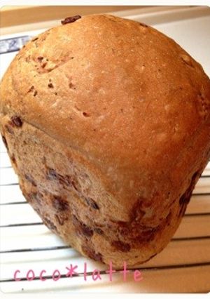 ふすま＆全粒粉入りオニオンベーコン食パン-レシピのメイン写真