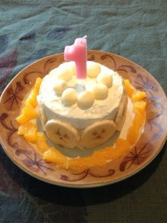 1歳の誕生日にバナナケーキ☆離乳食-レシピのメイン写真