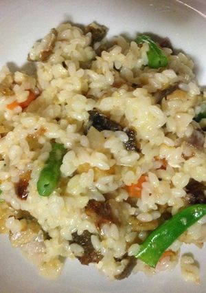 シマホッケとチーズと野菜のリゾット-レシピのメイン写真