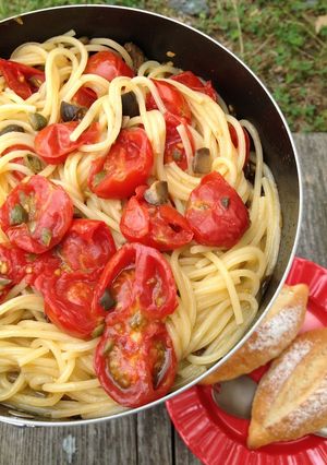 山ご飯！フライパンひとつ3分速攻パスタ参-レシピのメイン写真