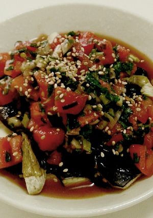＊茄子とトマトの冷たいサラダ＊-レシピのメイン写真