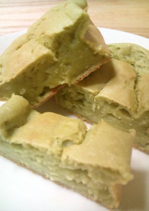 簡単☆低カロリー♪もちもち抹茶ケーキ♡-レシピのメイン写真
