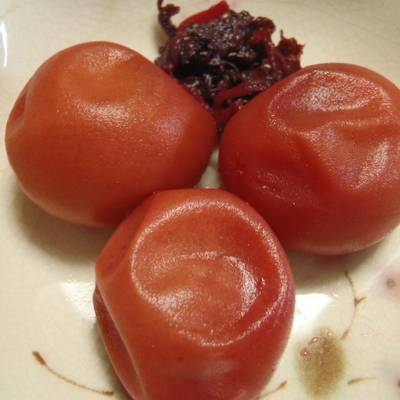 赤紫蘇梅酢」で漬ける…ジューシー梅干し by 夢遊草