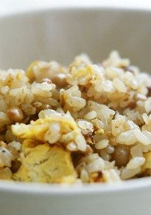 自宅で簡単&基本の味 納豆チャーハン-レシピのメイン写真