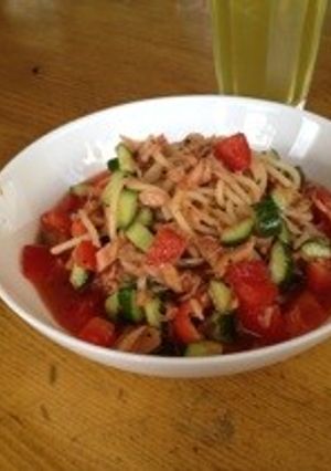 簡単！冷製パスタ-レシピのメイン写真