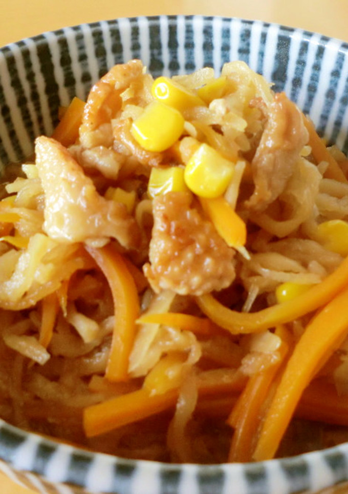 鷄皮で簡単・美味しい♪切り干し大根の煮物-レシピのメイン写真