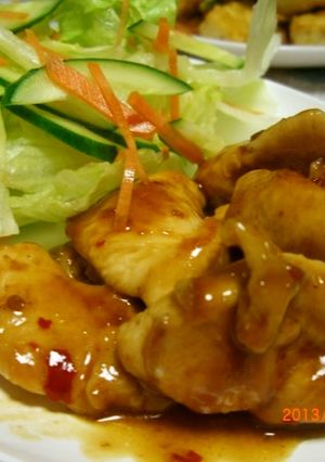 ちょっぴり和風な鶏チリ焼き～♪-レシピのメイン写真