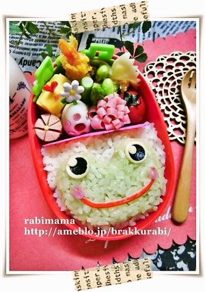 【キャラ弁✿簡単カエルのお弁当】-レシピのメイン写真