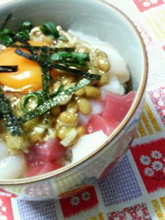 ☆まぐろ納豆丼-レシピのメイン写真