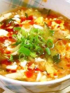 トマトとキュウリの酸辣湯-レシピのメイン写真
