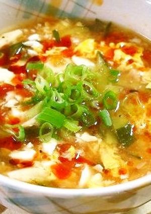 トマトとキュウリの酸辣湯-レシピのメイン写真
