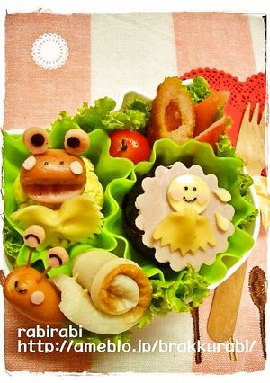 【お弁当に✿プチフランクでカエル♪】-レシピのメイン写真