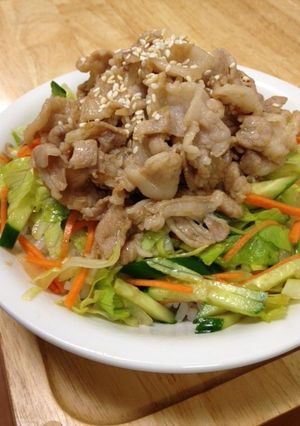 夏のスタミナご飯！ジンジャーポーク丼-レシピのメイン写真