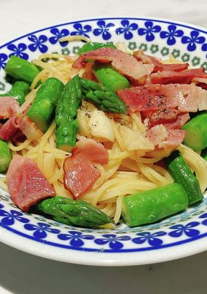 アスパラとベーコンのバター醤油パスタ-レシピのメイン写真