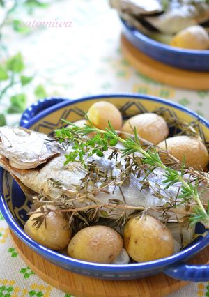 イシモチの香草焼き☆ふんわり仕立て♪-レシピのメイン写真