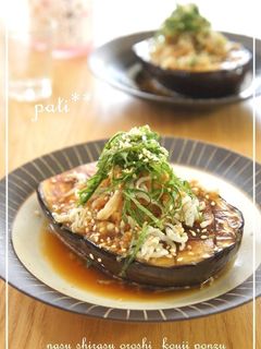 ナスのおろし麹ポン酢-レシピのメイン写真