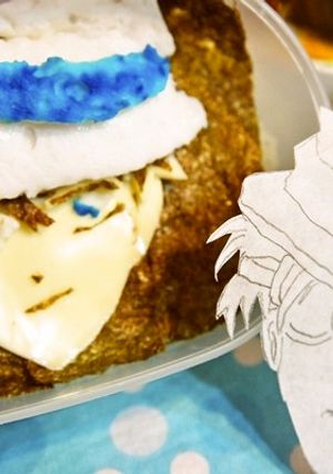 少し立体的！怪盗キッド様弁当（♥艸♥)-レシピのメイン写真
