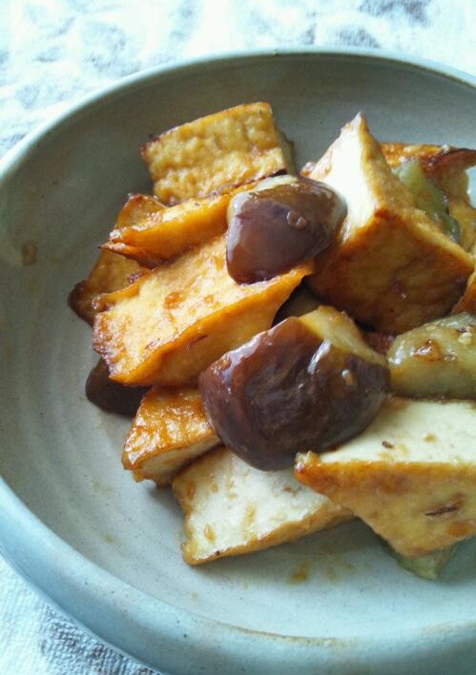 茄子と厚揚げの味噌バター炒め-レシピのメイン写真