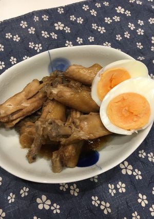 お酢で柔らか☆鶏手羽中のさっぱり煮♪♪-レシピのメイン写真
