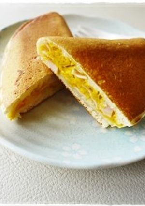 子どもも大喜び◎HMでかぼサラのお焼き-レシピのメイン写真