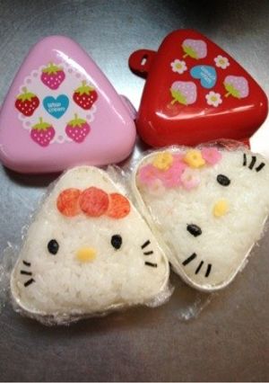キャラ弁☆キティーちゃんおにぎり弁当-レシピのメイン写真