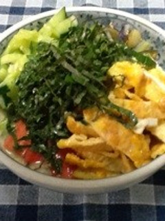 糖質ダイエット中の豆乳冷やしうどん-レシピのメイン写真