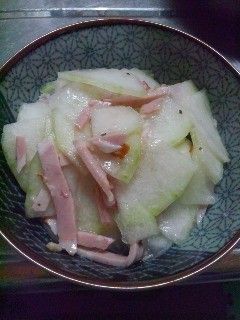 冬瓜とハムのサラダ-レシピのメイン写真