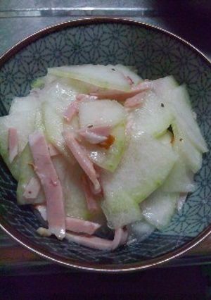 冬瓜とハムのサラダ-レシピのメイン写真