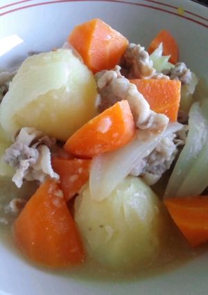 みそ味の豚肉じゃが-レシピのメイン写真