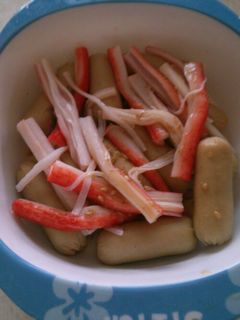 ウインナーかにかまサラダ-レシピのメイン写真