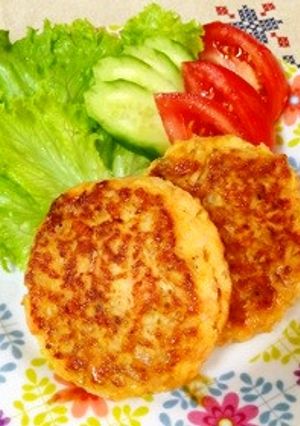 ♡鮭ハンバーグ♡-レシピのメイン写真