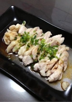 ビニール袋で茹で鶏-レシピのメイン写真