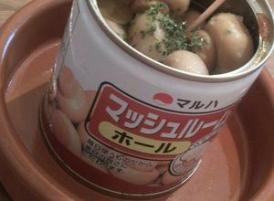 マッシュルーム缶でアヒージョ風♪-レシピのメイン写真